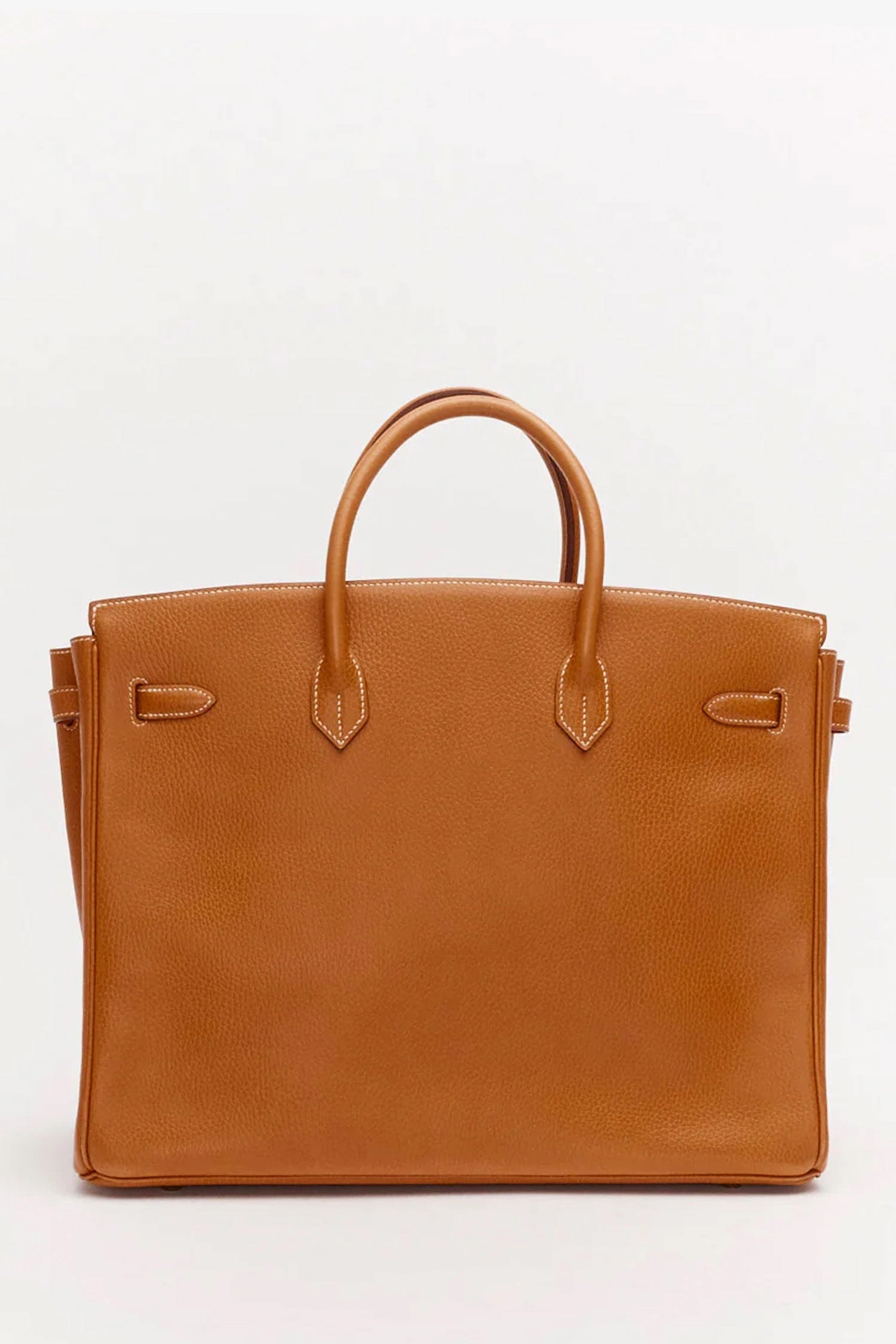 Herms 1994 Caramel Ardennes Leather Birkin 40