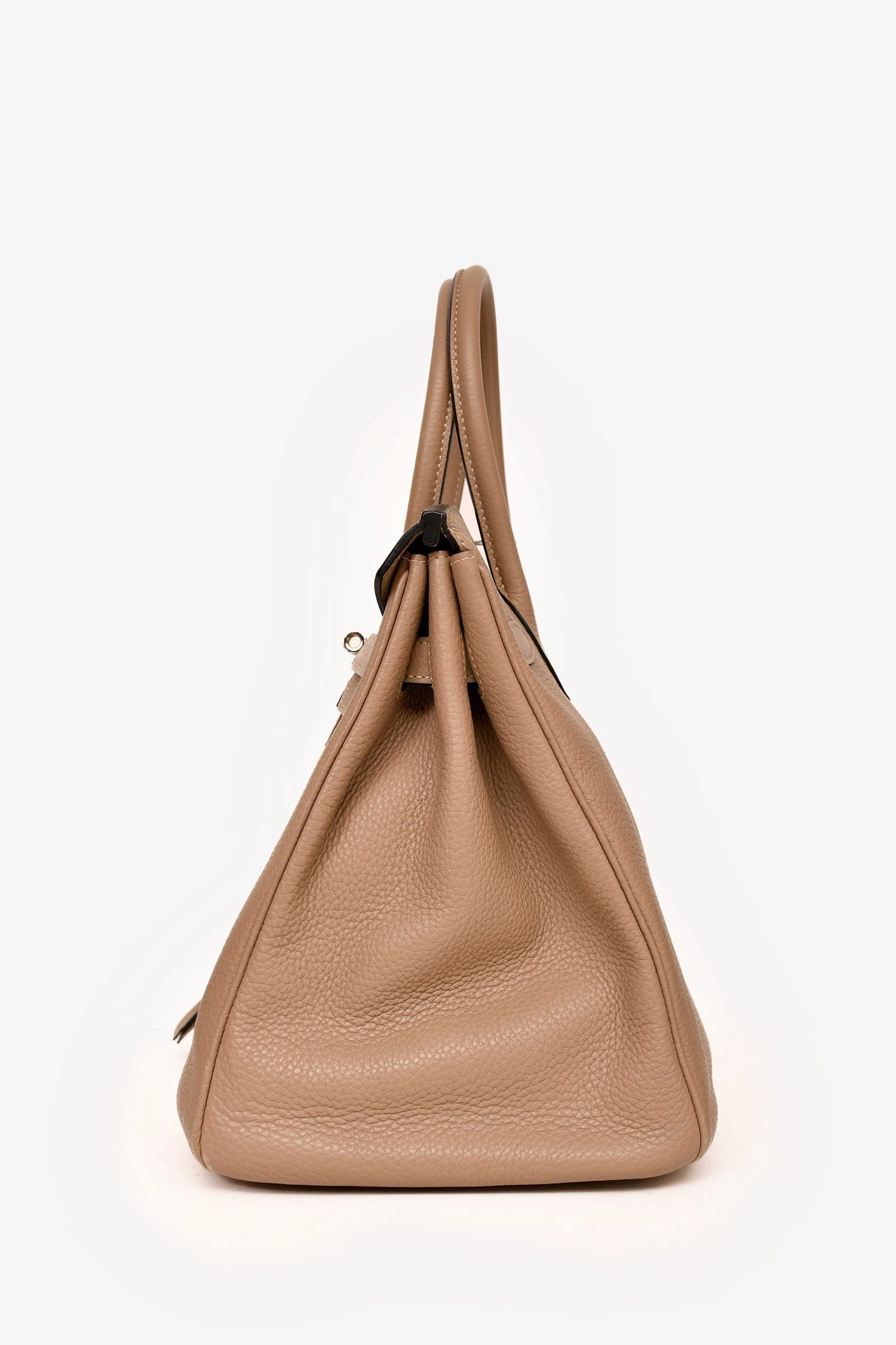 Herms 2010 Beige Clemence Birkin 35