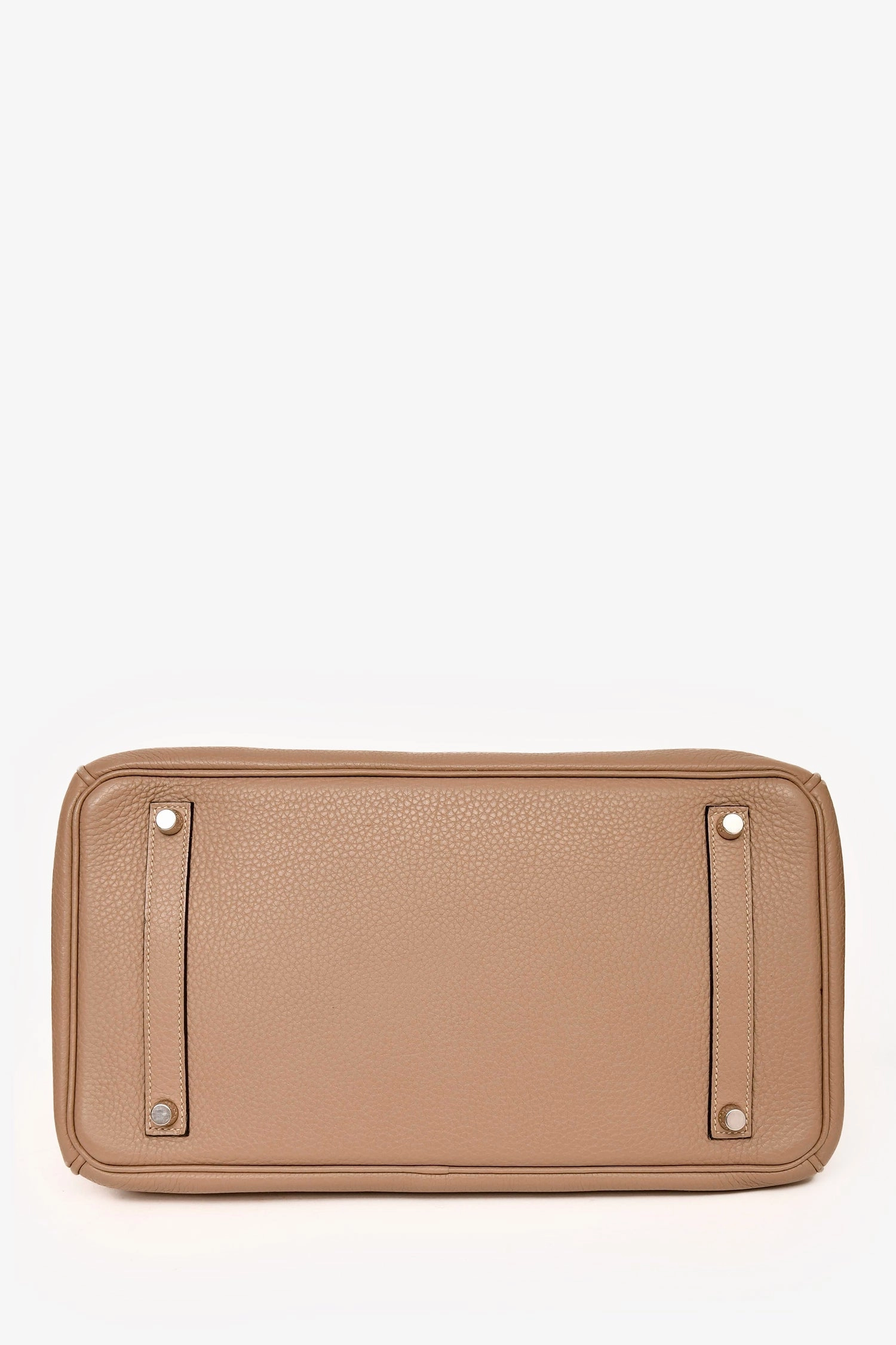 Herms 2010 Beige Clemence Birkin 35