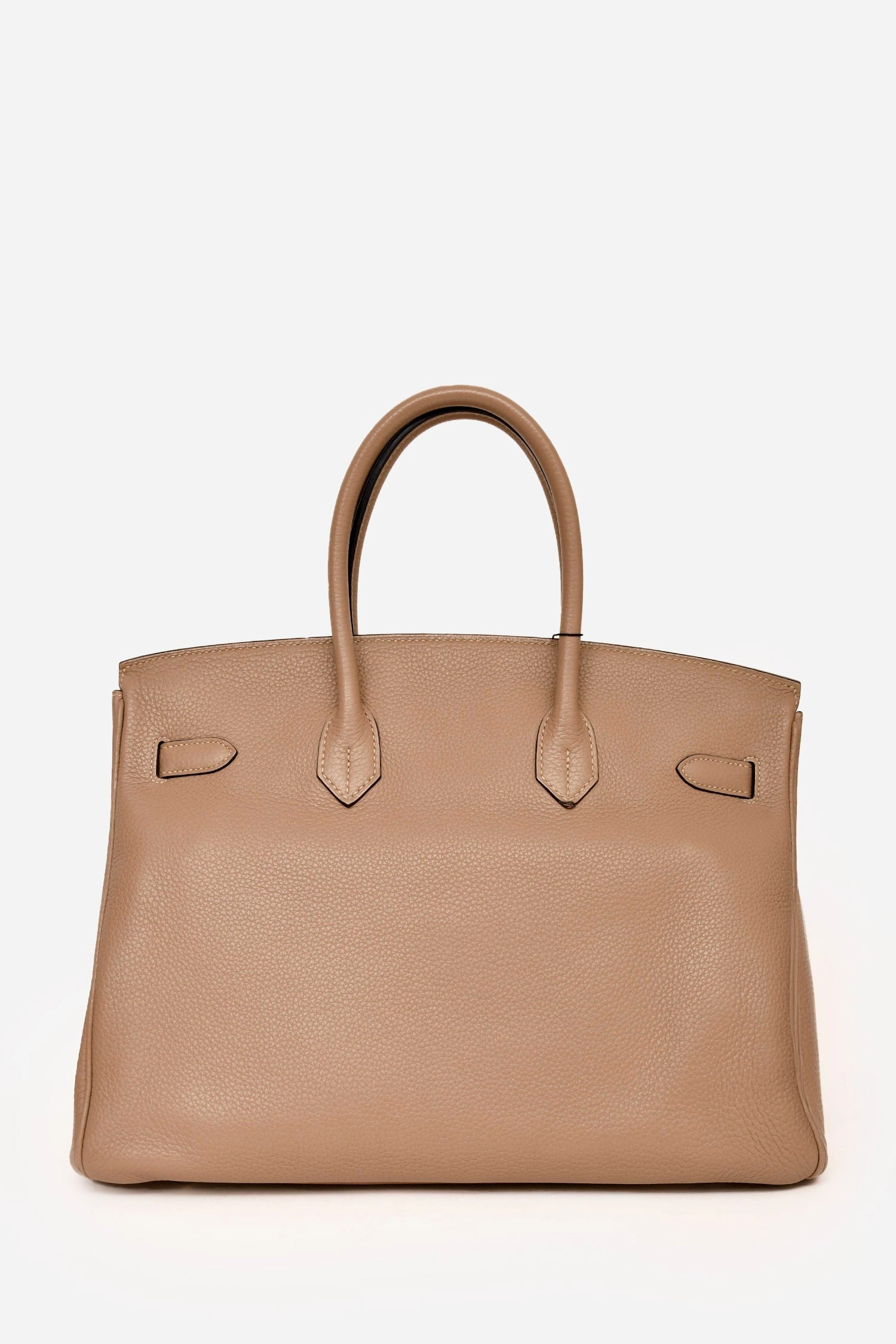 Herms 2010 Beige Clemence Birkin 35
