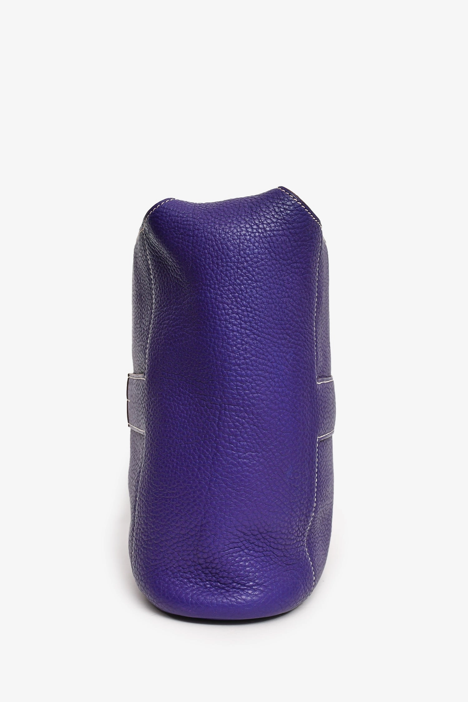 Herms 2010 Purple Clemence Leather Good News Crossbody Bag
