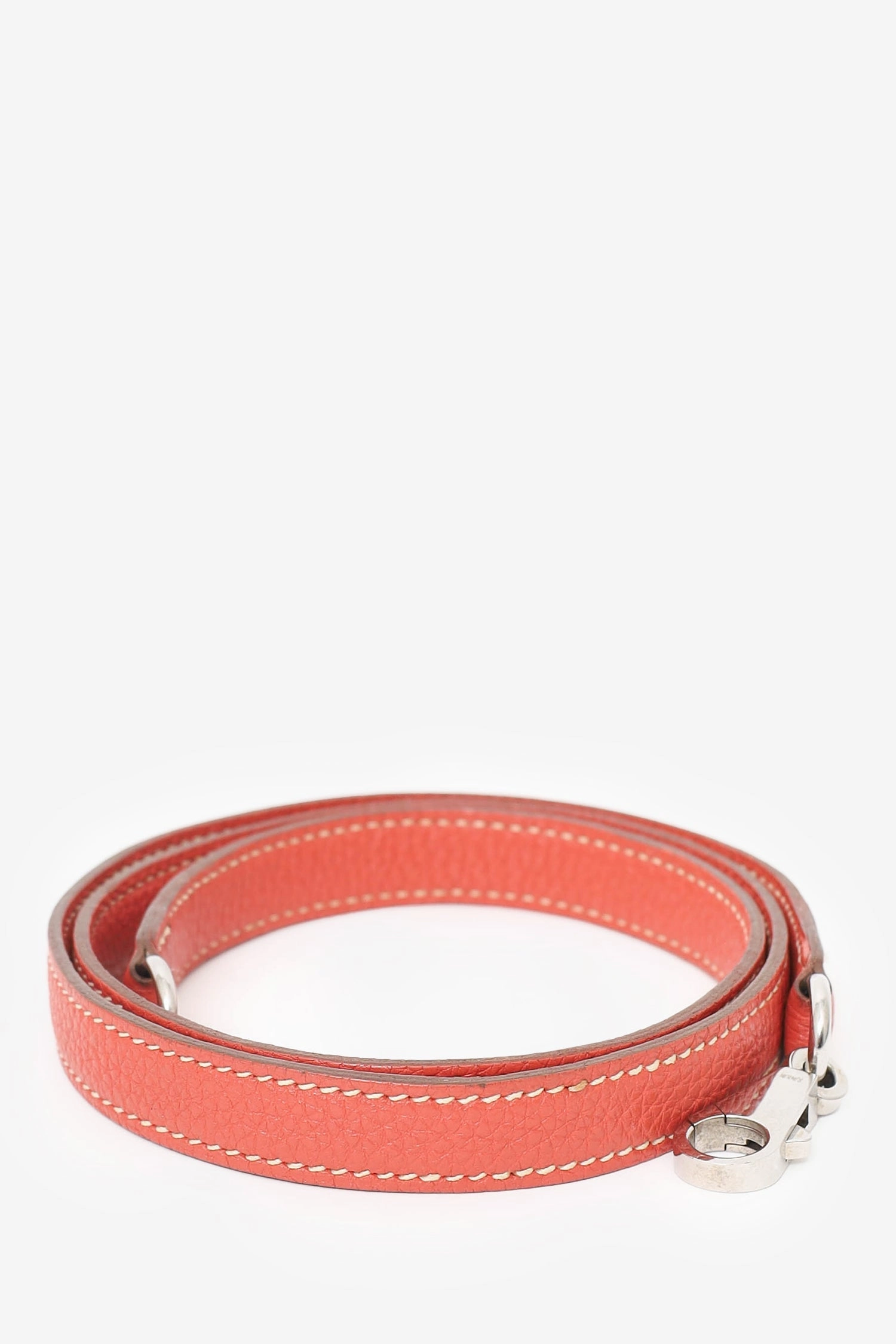 Herms 2011 9M Salmon Togo Leather Kelly 28 Top Handle with Strap