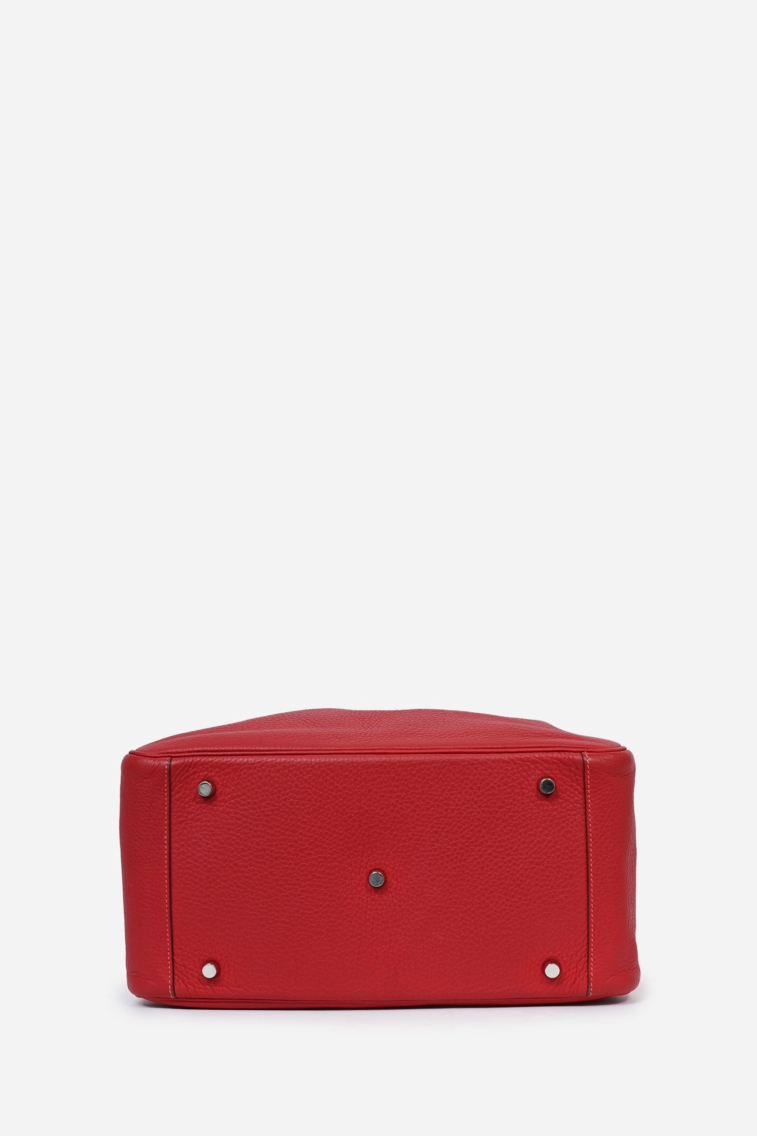 Herms 2012 Rouge Casaque Clemence Leather Lindy 34