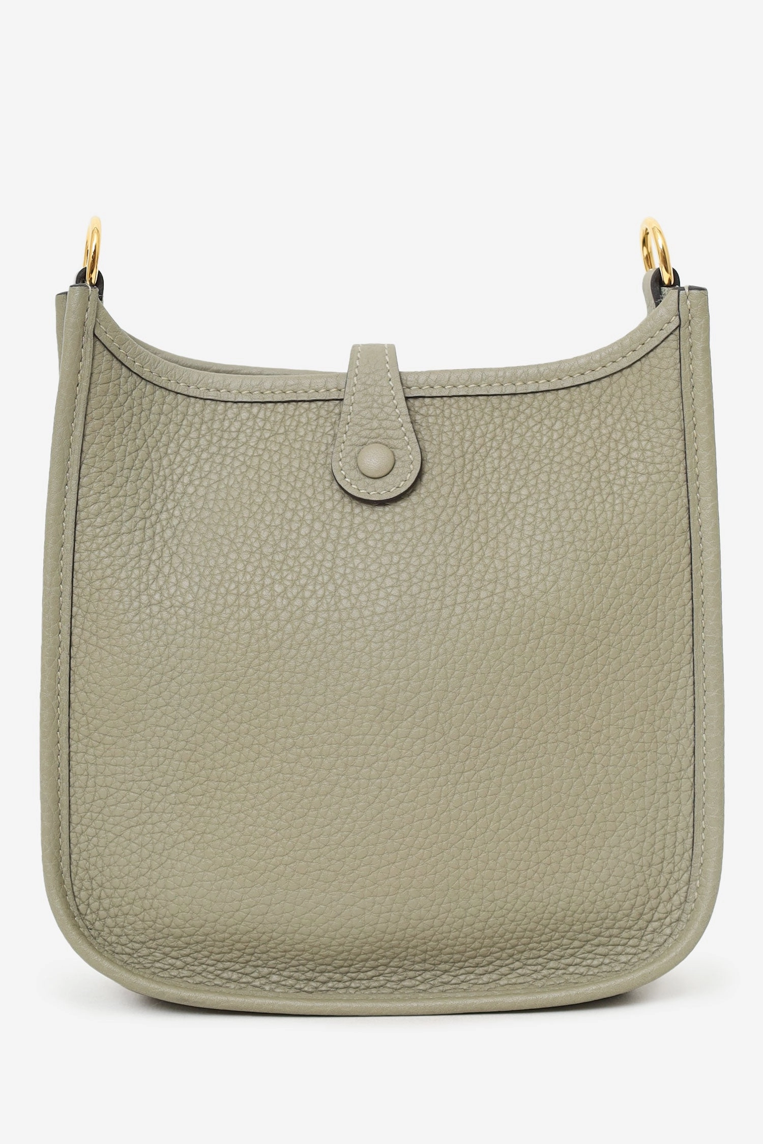 Herms 2021 Sage Clemence Mini Evelyne II TPM 16 Crossbody