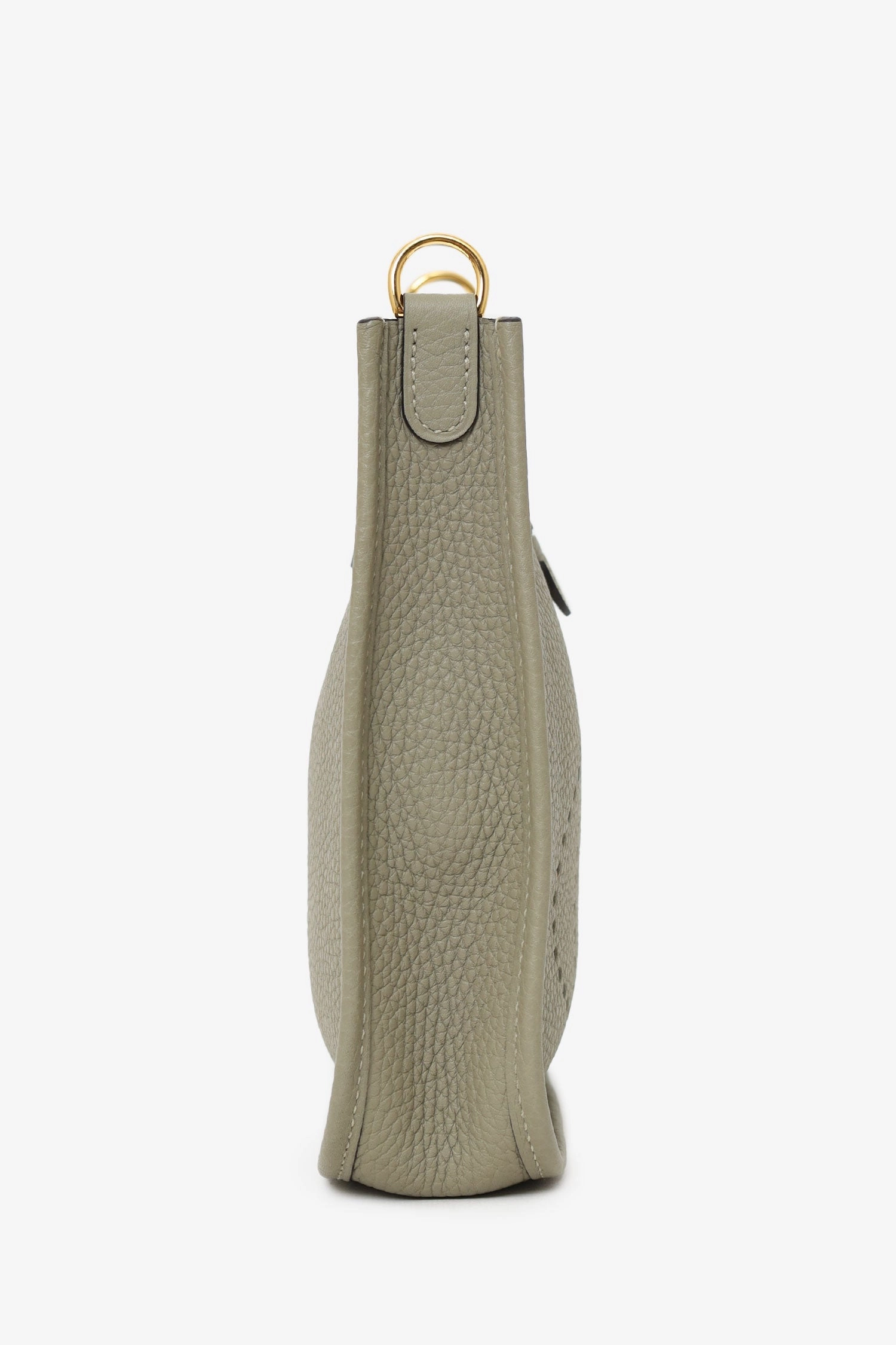 Herms 2021 Sage Clemence Mini Evelyne II TPM 16 Crossbody