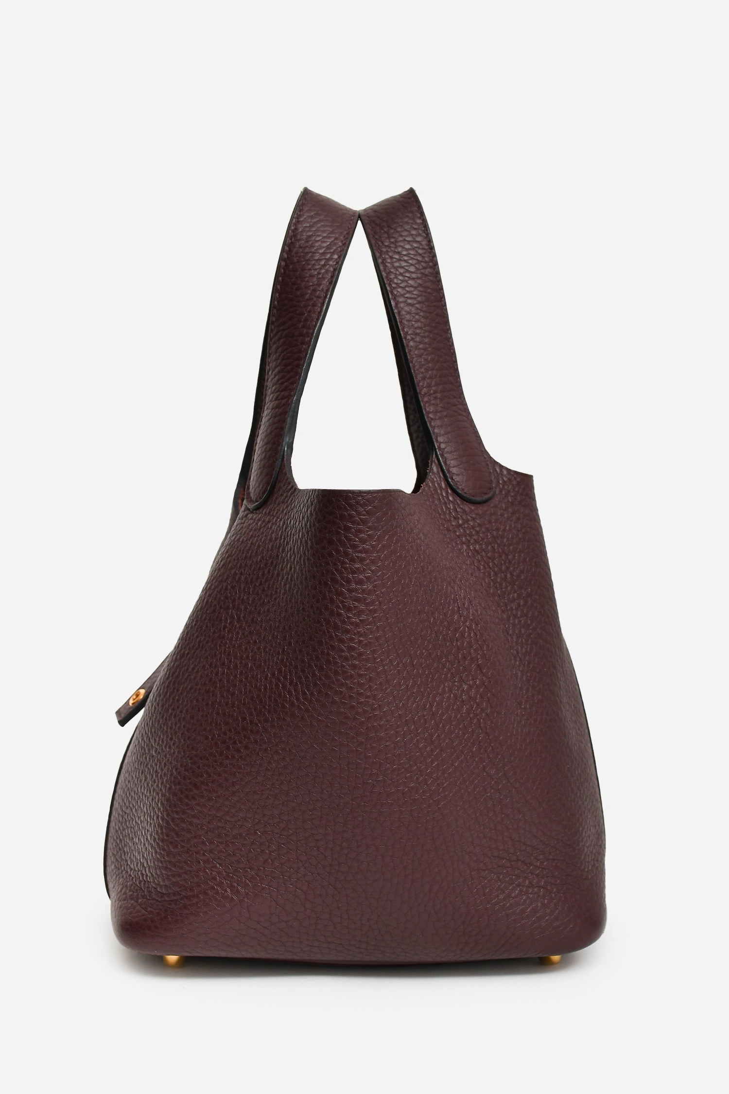Herms 2022 Purple Clemence Leather Picotin 18
