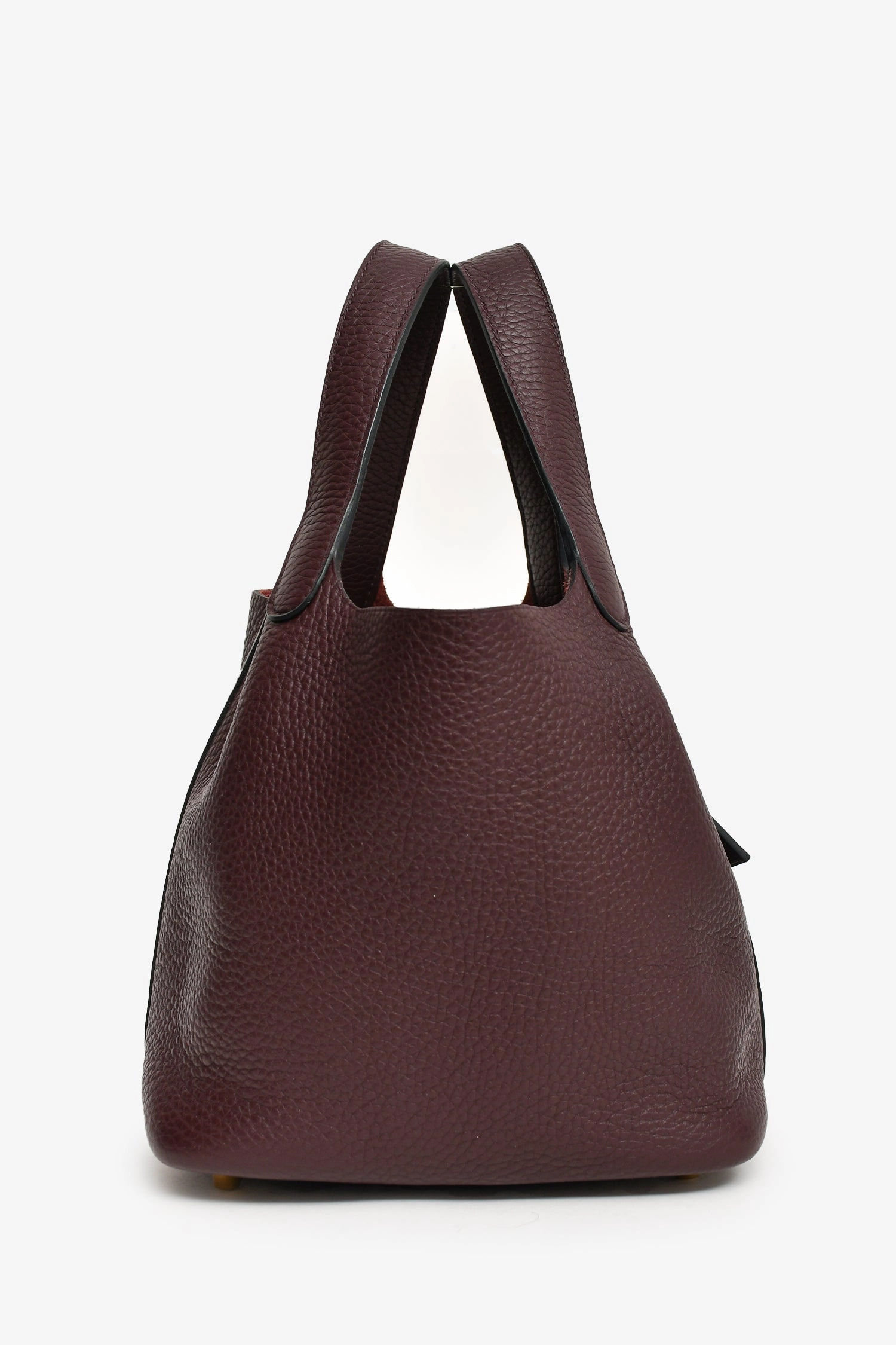 Herms 2022 Purple Clemence Leather Picotin 18