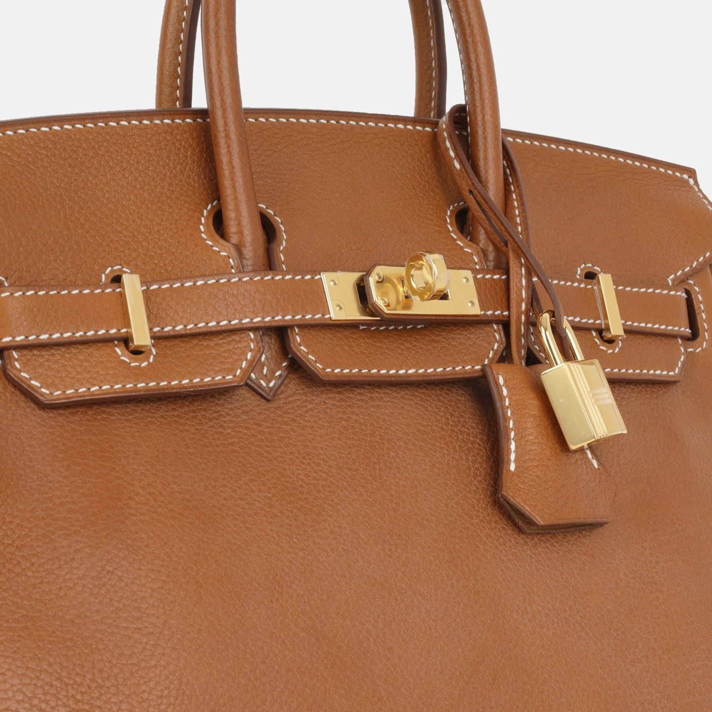 Herms - Birkin 25 - Fauve Barenia Faubourg GHW - Pre-Loved - 2020