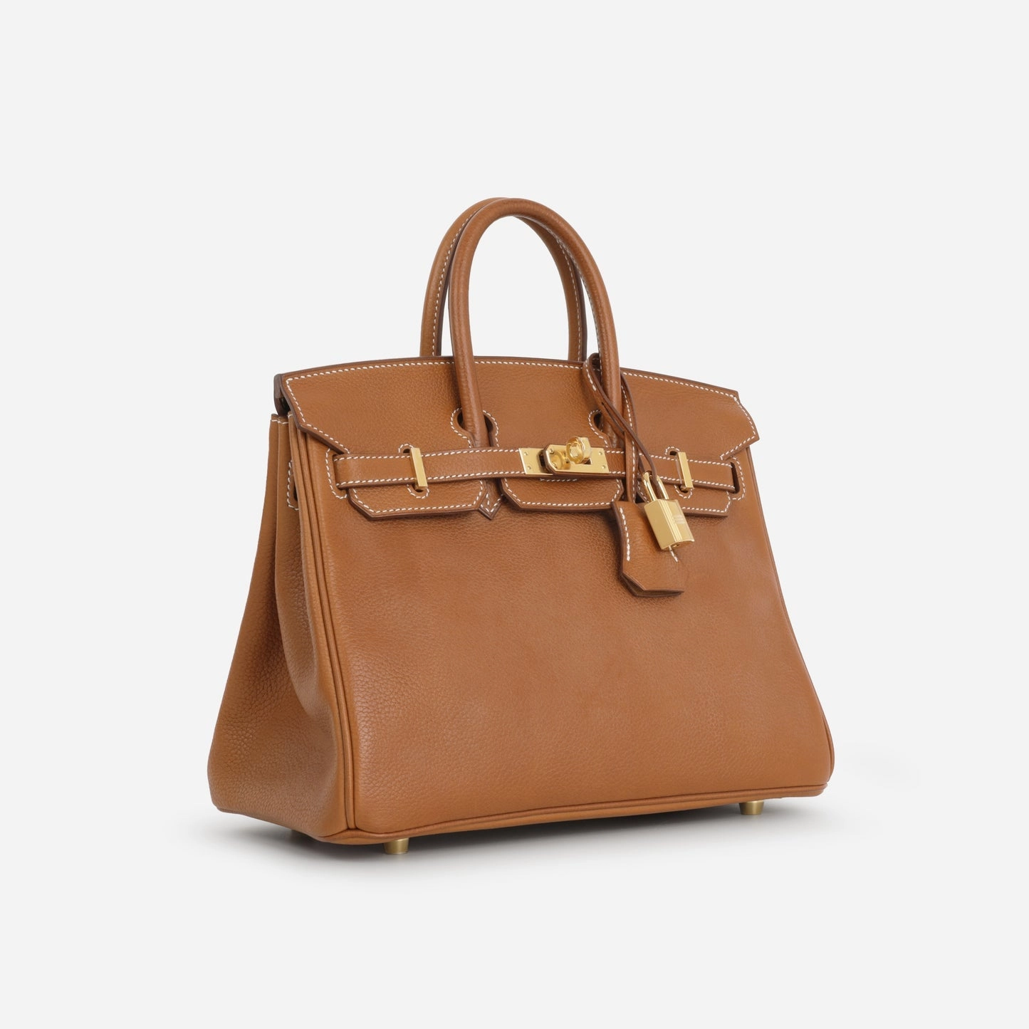 Herms - Birkin 25 - Fauve Barenia Faubourg GHW - Pre-Loved - 2020