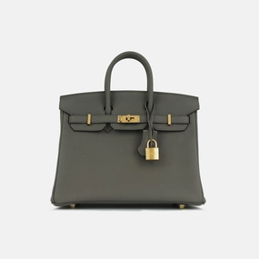 Herms - Birkin 25 - Gris Etain Togo GHW - Unused- 2022