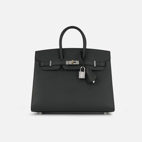 Herms - Birkin 25 - Noir Epsom ELHW - Brand New - 2025