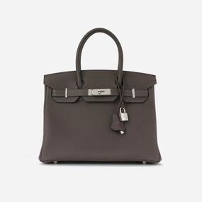 Herms - Birkin 30 - Ebene Togo PHW - 2024 - Brand New