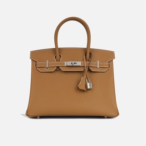 Herms - Birkin 30 - Gold Epsom PHW - 2024- Brand New