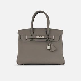 Herms - Birkin 30 - Gris Etain Togo PHW - 2022 - Unused