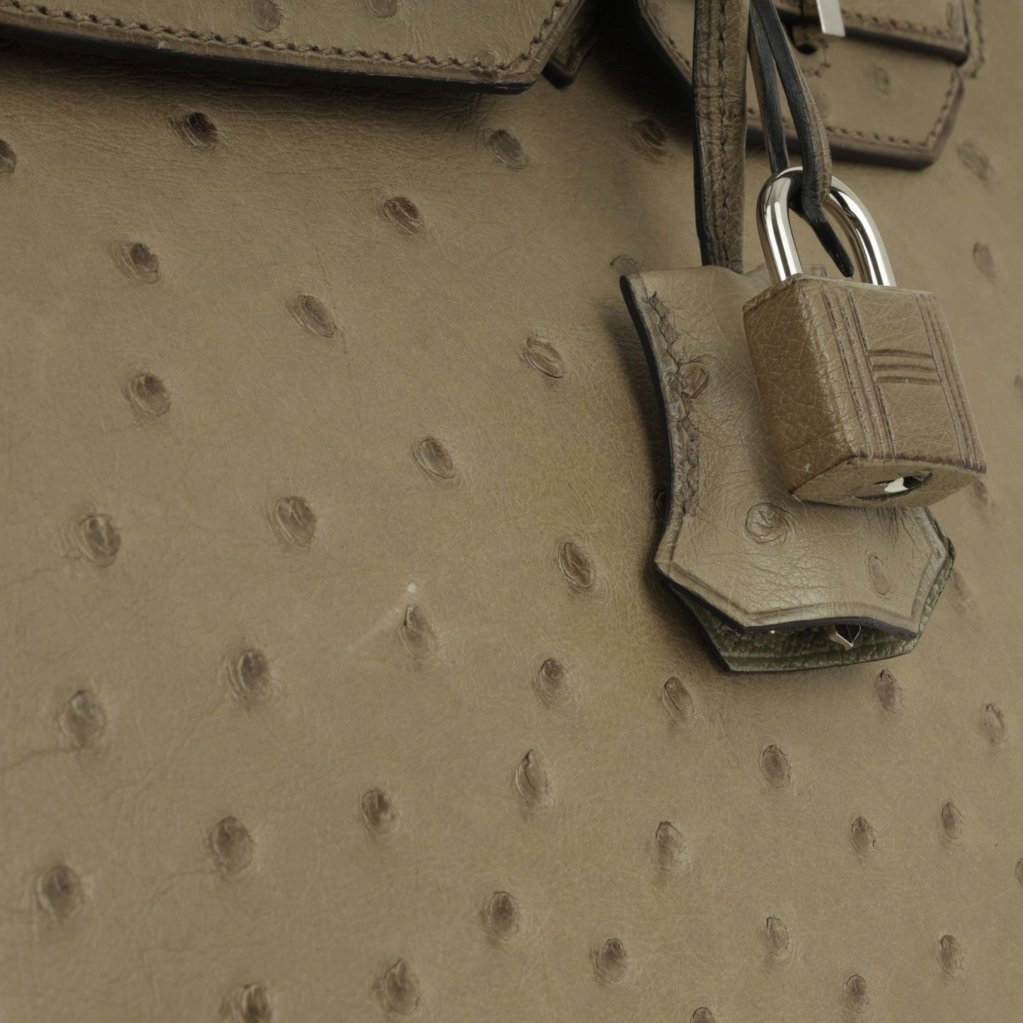 Herms - Birkin 30 - Mousse Ostrich PHW - 2014 - Pre-Loved