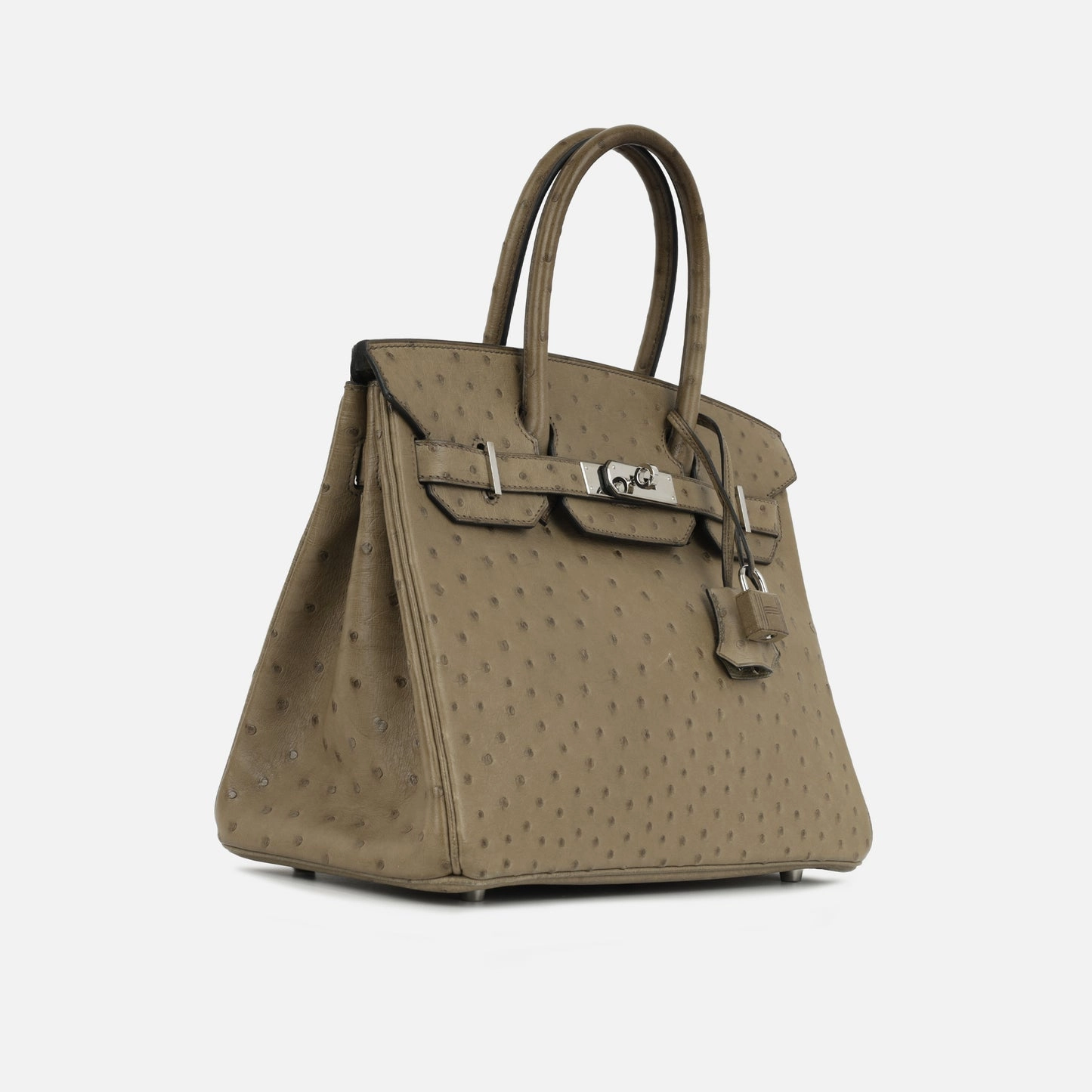 Herms - Birkin 30 - Mousse Ostrich PHW - 2014 - Pre-Loved