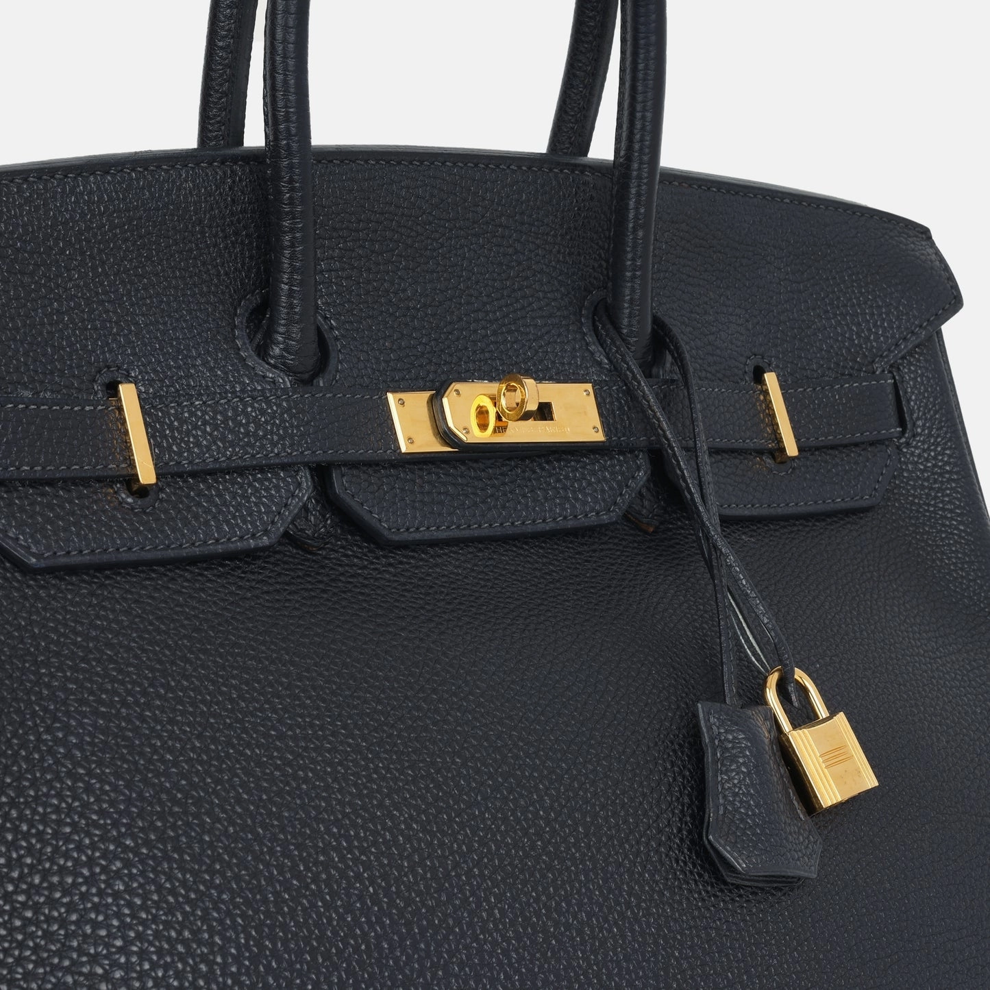 Herms - Birkin 35 - Bleu Nuit Togo GHW - 2008 - Pre-Loved