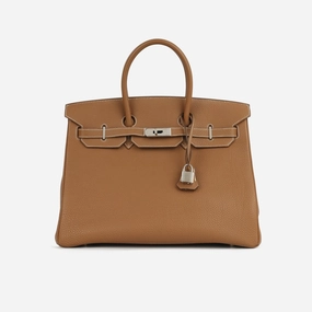 Herms - Birkin 35 - Gold Togo PHW - 2004 - Pre-Loved