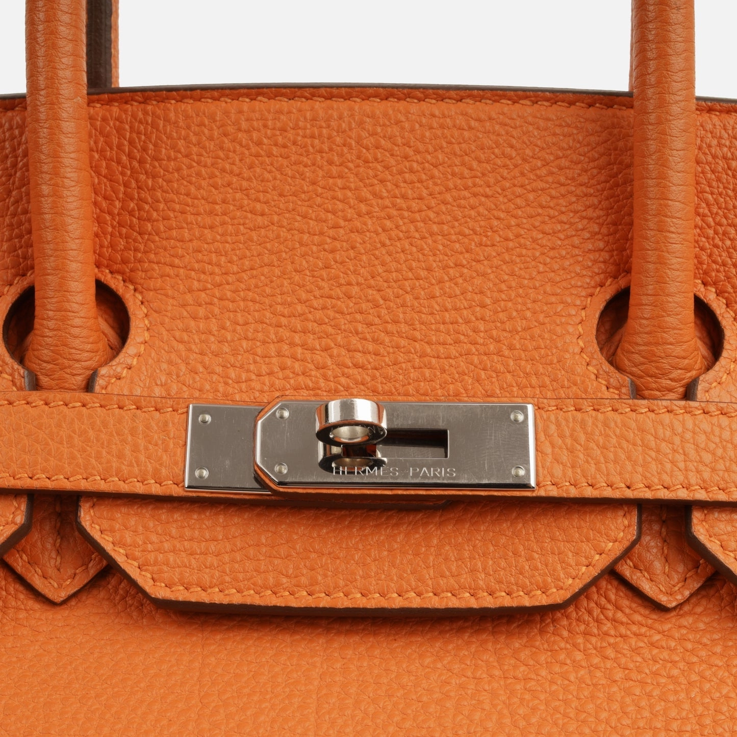 Herms - Birkin 35 - Orange Togo PHW - 2010 - Pre-Loved