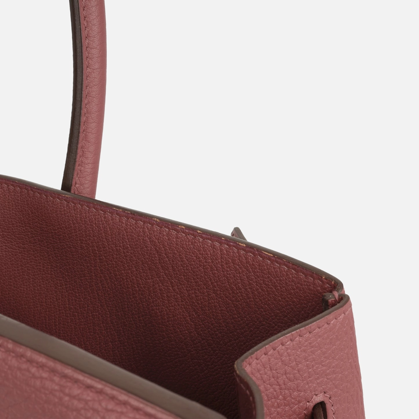 Herms - Birkin 35 - Rose De Boise Clemence PHW - 2014 - Pre-Loved
