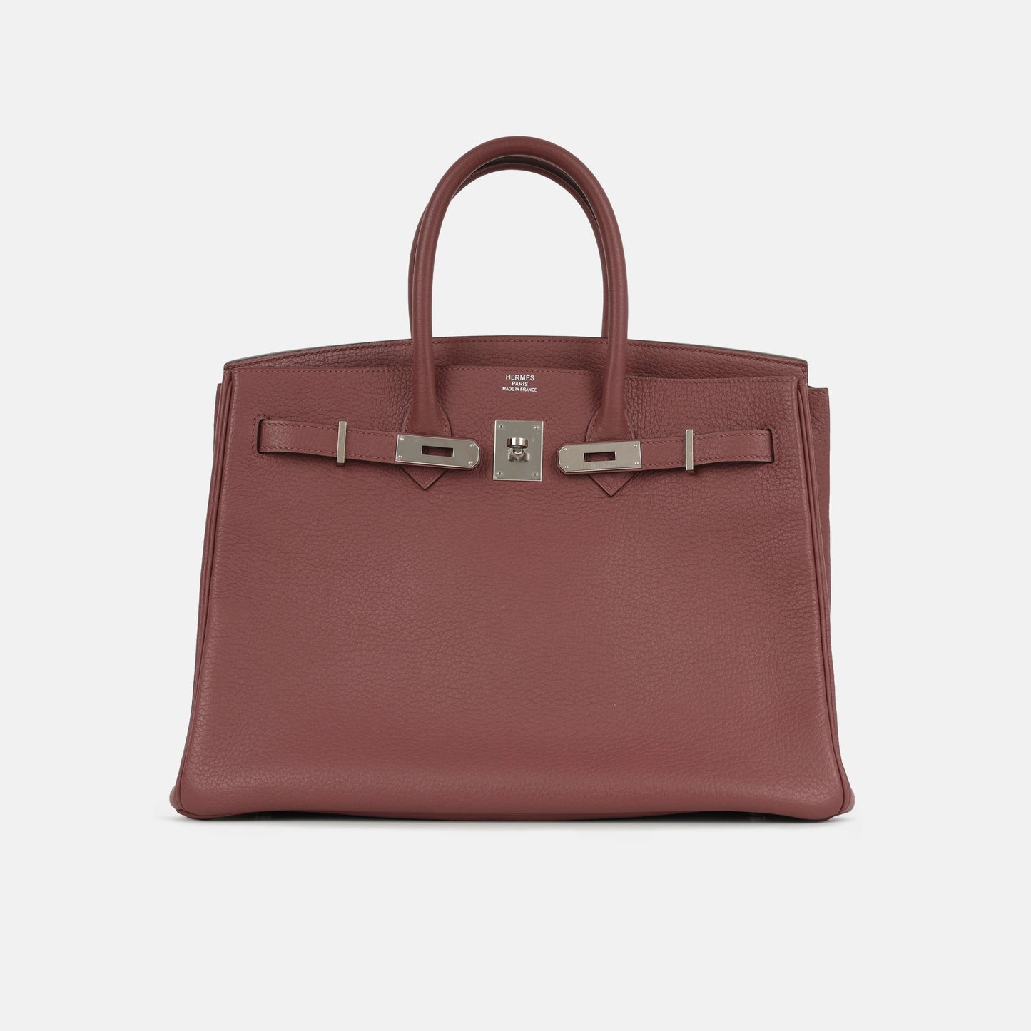 Herms - Birkin 35 - Rose De Boise Clemence PHW - 2014 - Pre-Loved