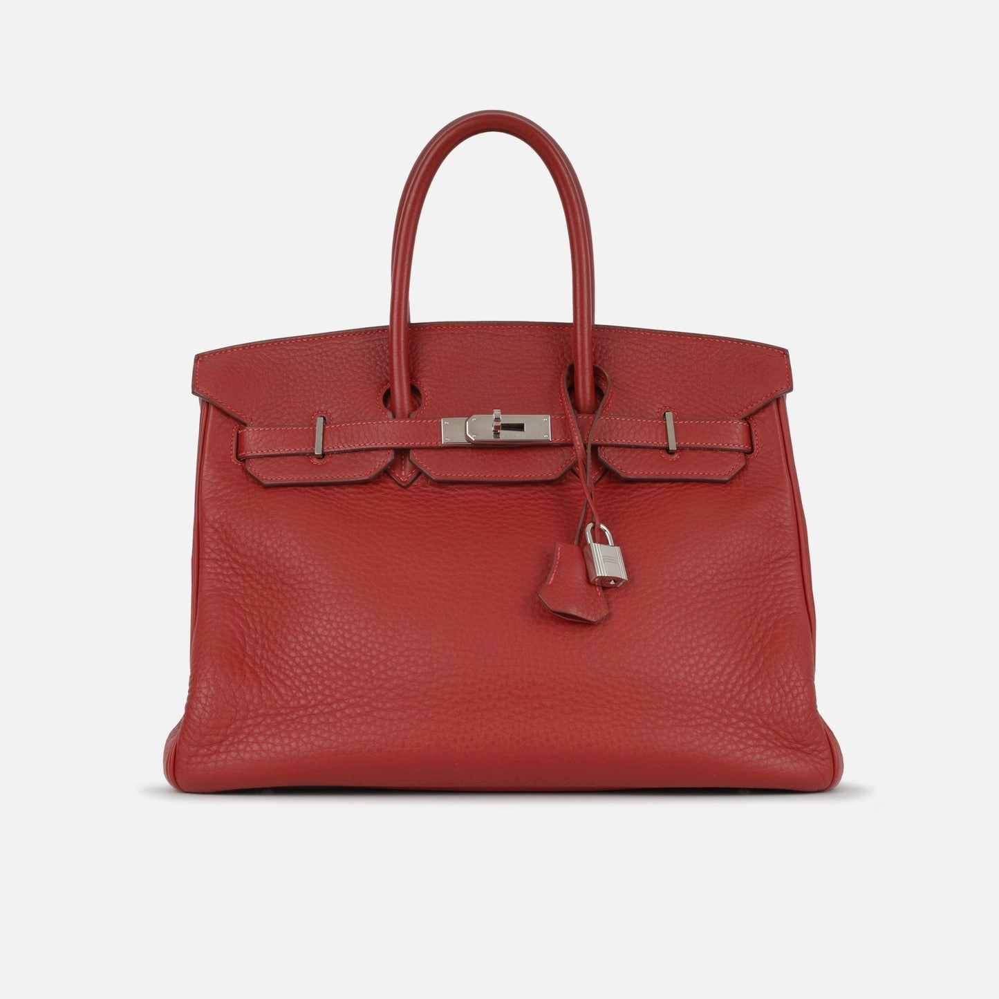 Herms - Birkin 35 - Rouge H Clemence PHW - 2005 - Pre-Loved