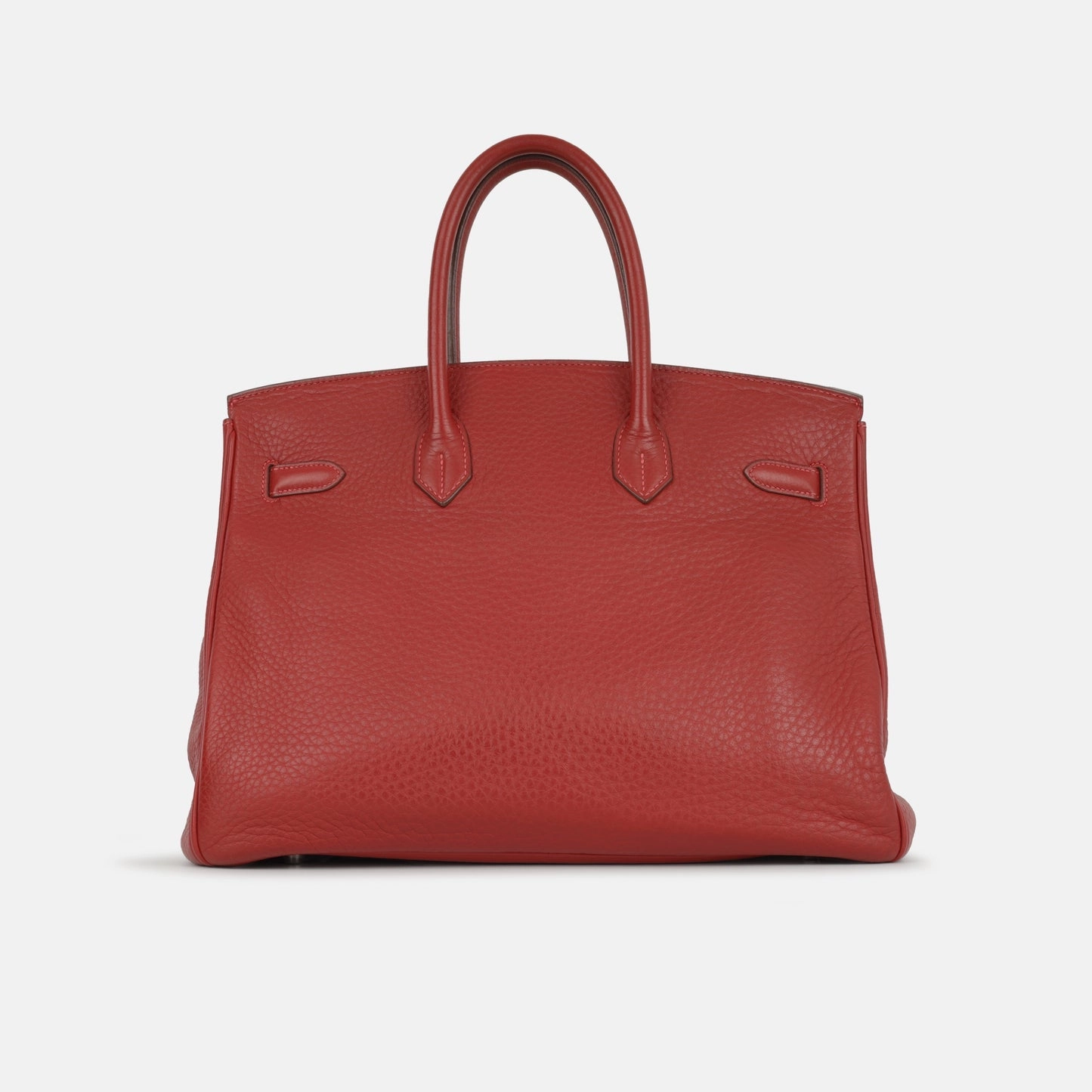 Herms - Birkin 35 - Rouge H Clemence PHW - 2005 - Pre-Loved