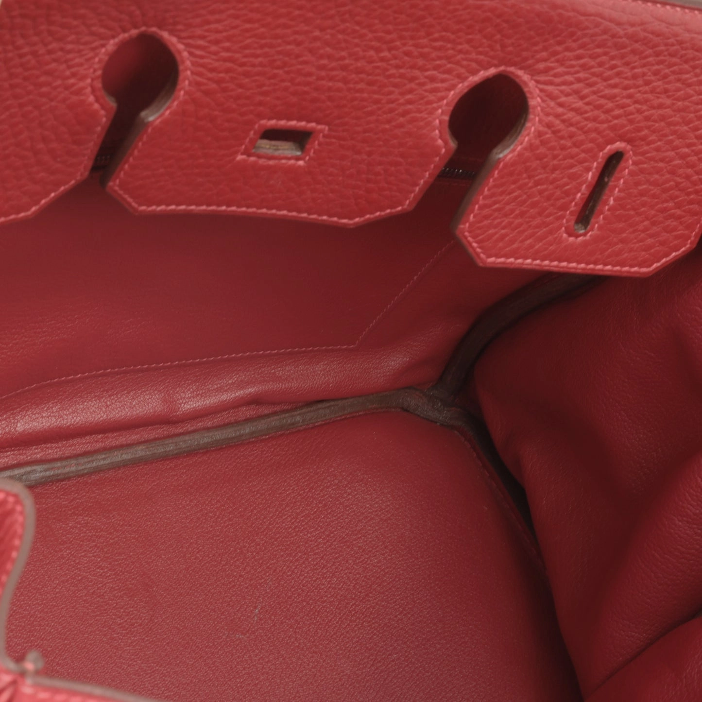 Herms - Birkin 35 - Rouge H Clemence PHW - 2005 - Pre-Loved