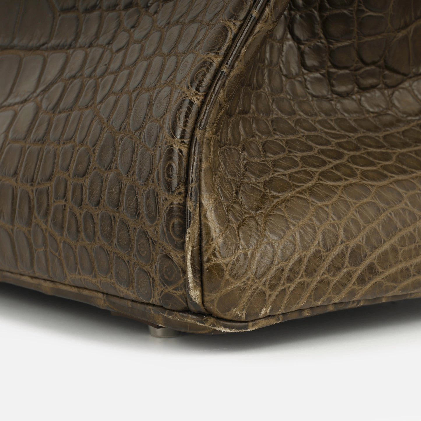 Herms - Birkin 40 - Gris Elephant Alligator Mississipiensis PHW - 2013 - Pre-Loved