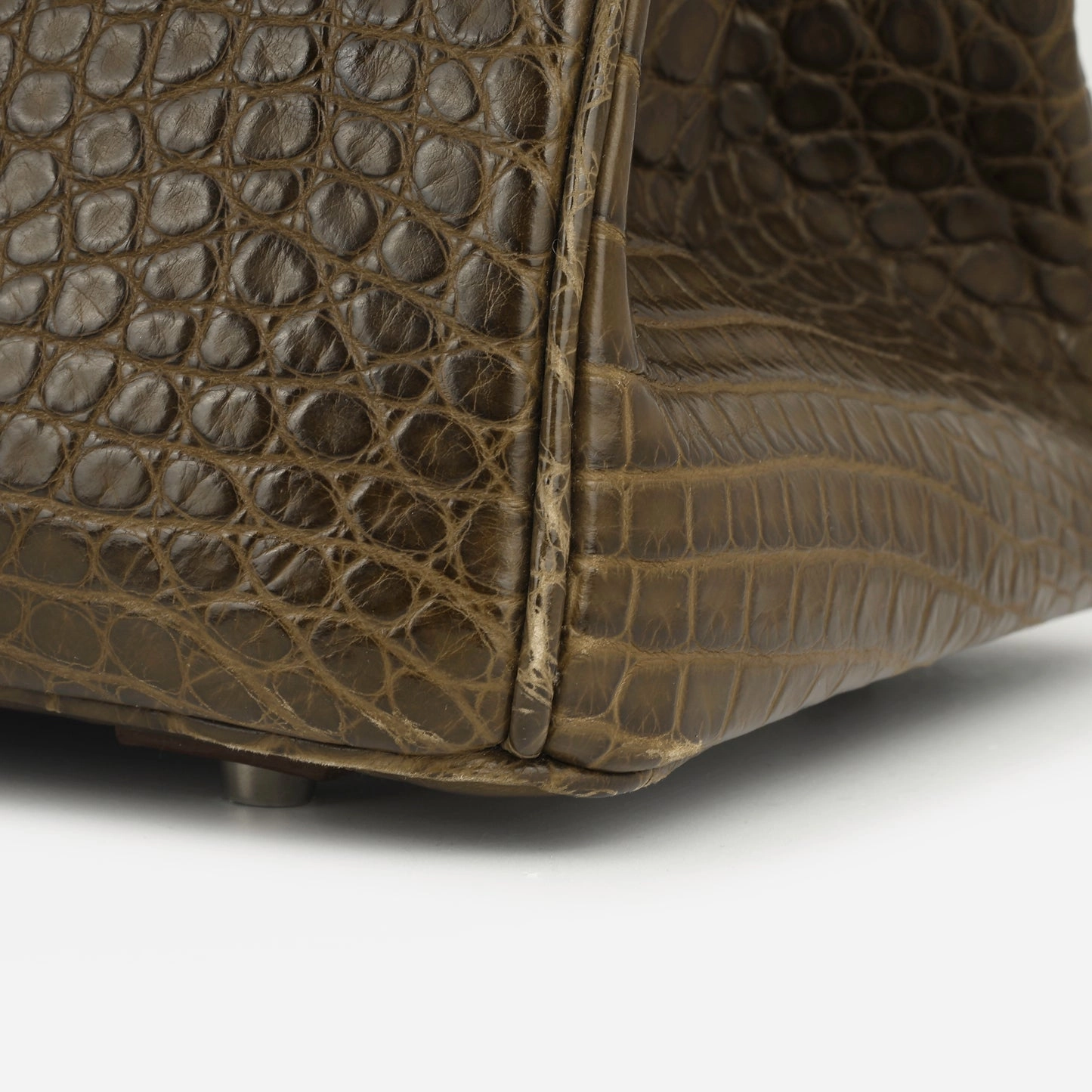 Herms - Birkin 40 - Gris Elephant Alligator Mississipiensis PHW - 2013 - Pre-Loved