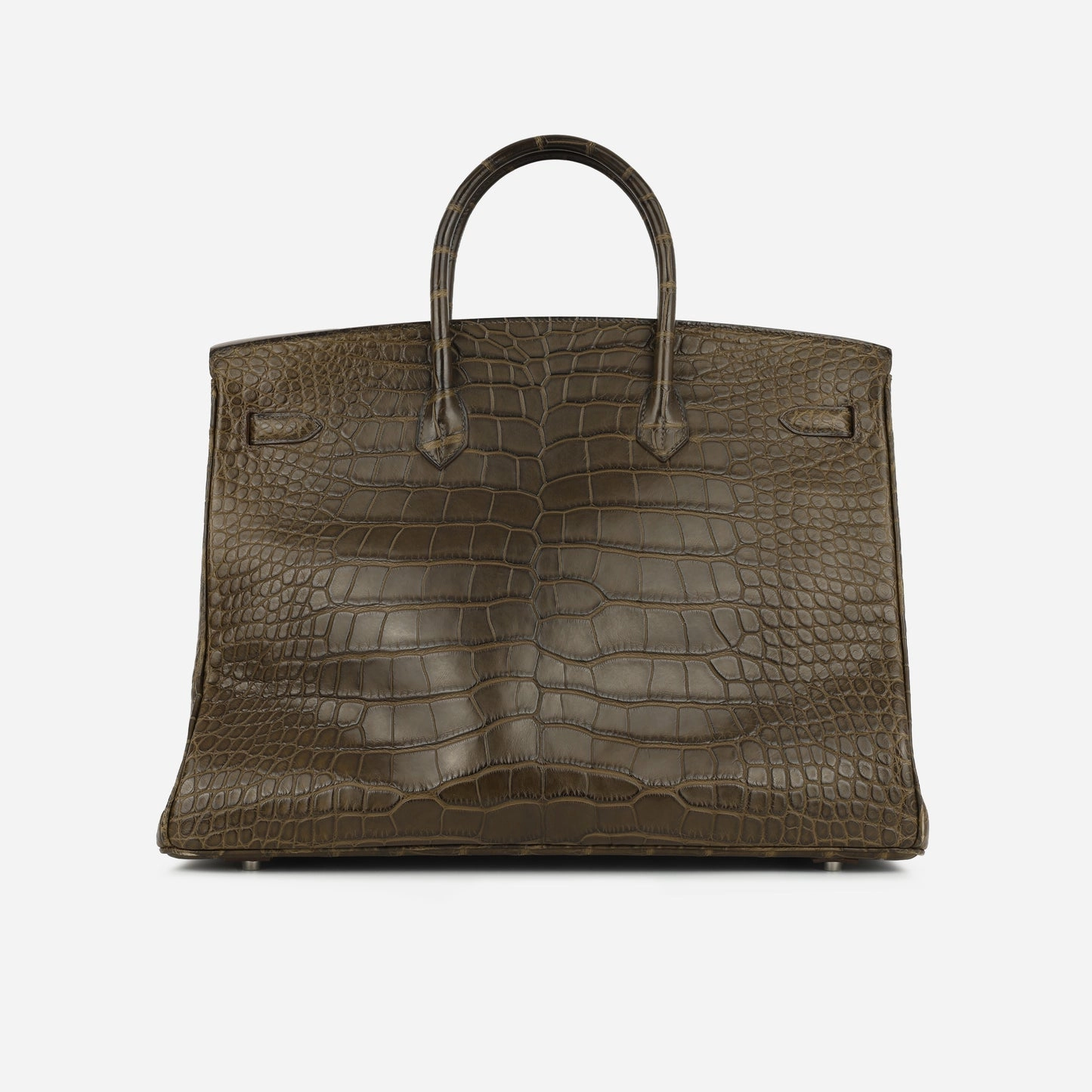 Herms - Birkin 40 - Gris Elephant Alligator Mississipiensis PHW - 2013 - Pre-Loved