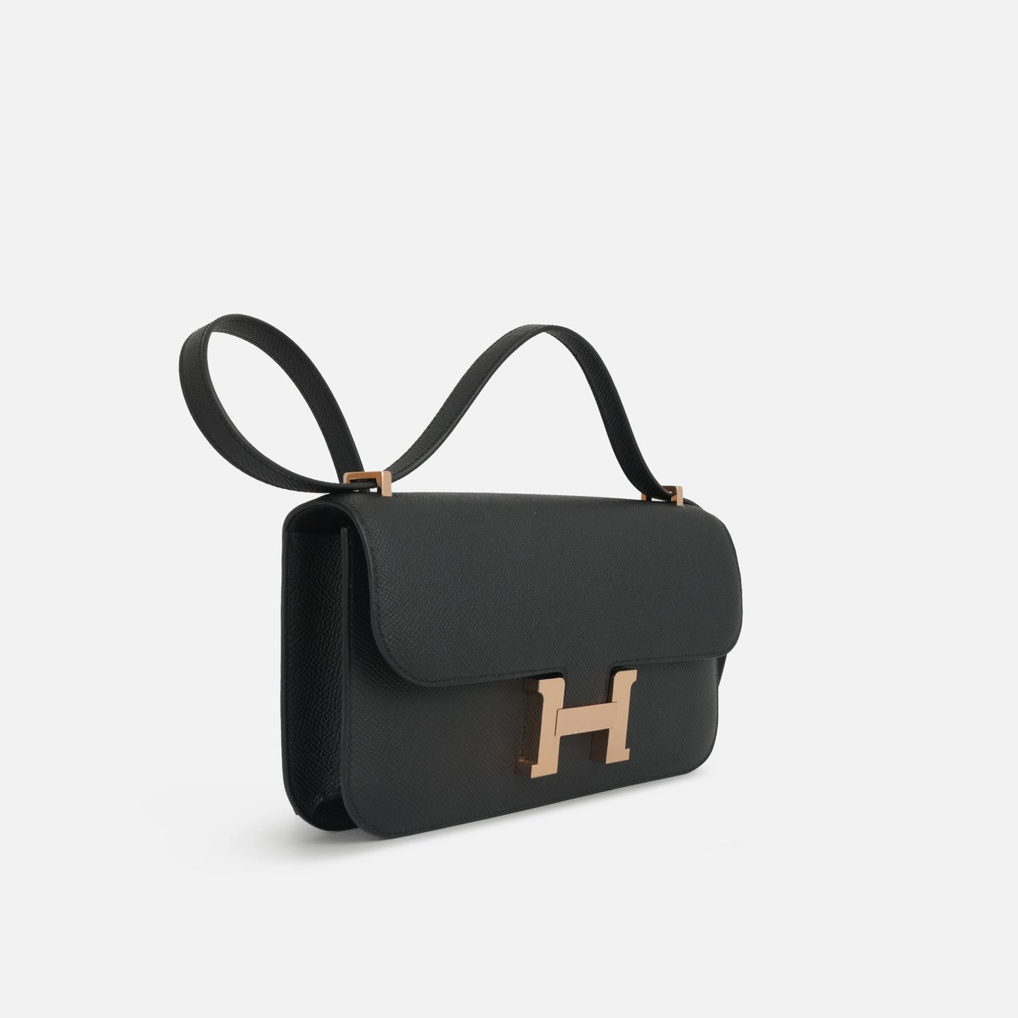 Herms - Constance Elan - Noir Epsom RGHW - Brand New - 2024