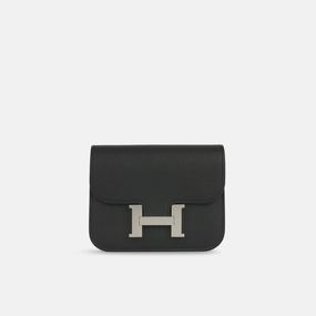 Herms - Constance Slim - Noir Epsom PHW - Brand New - 2024