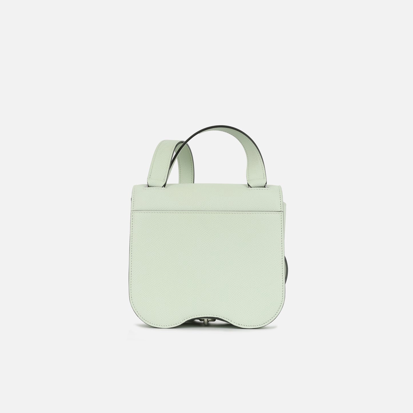 Herms - Della Cavalleria Mini - Vert Fizz Epsom - PHW - Immaculate