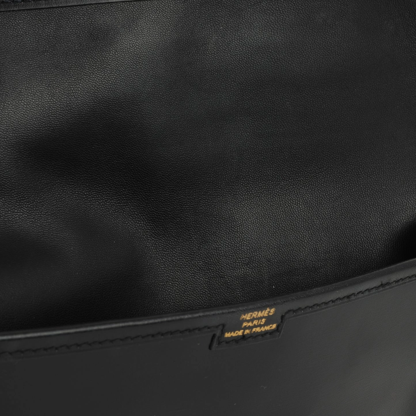 Herms - Jige Clutch 20 - Noir Box Calf - Pre-Loved - 2007