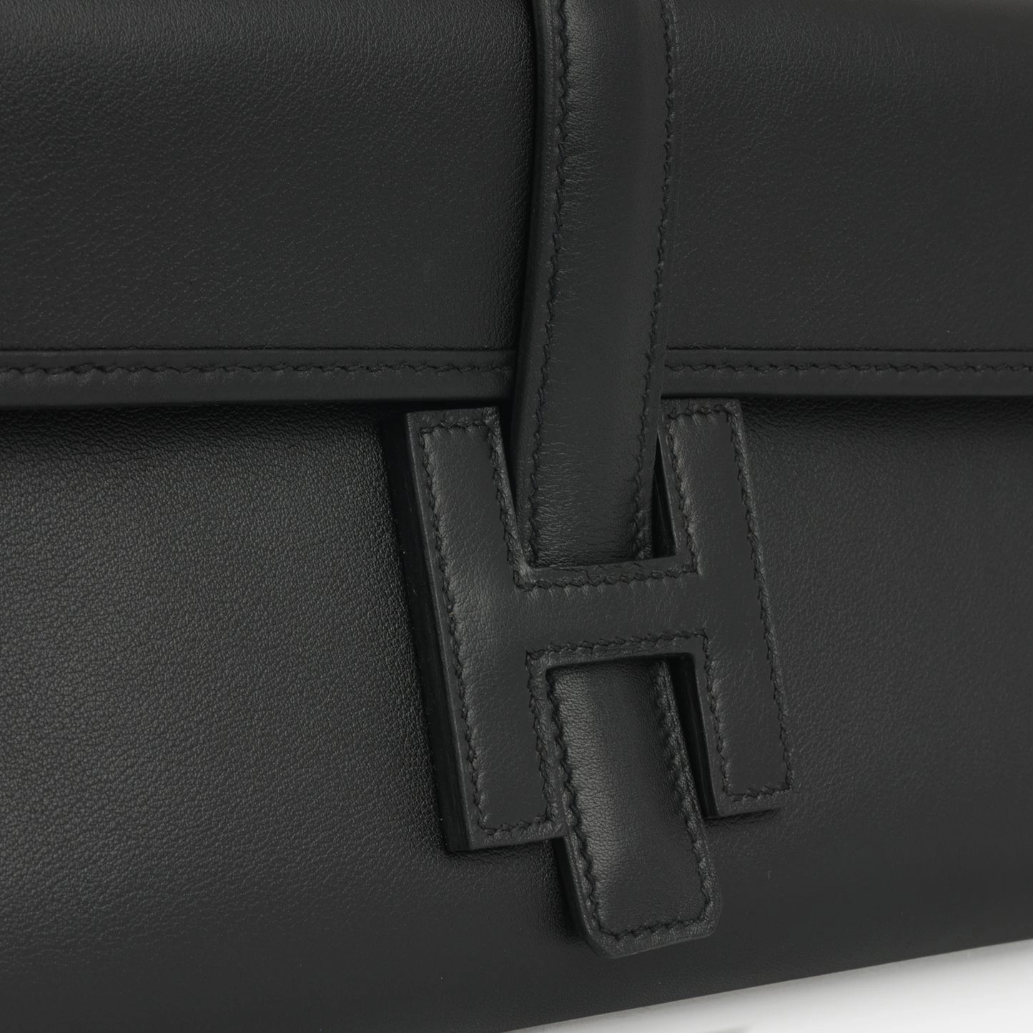Herms - Jige Clutch 29 - Noir Swift - 2014 - Pre-Loved