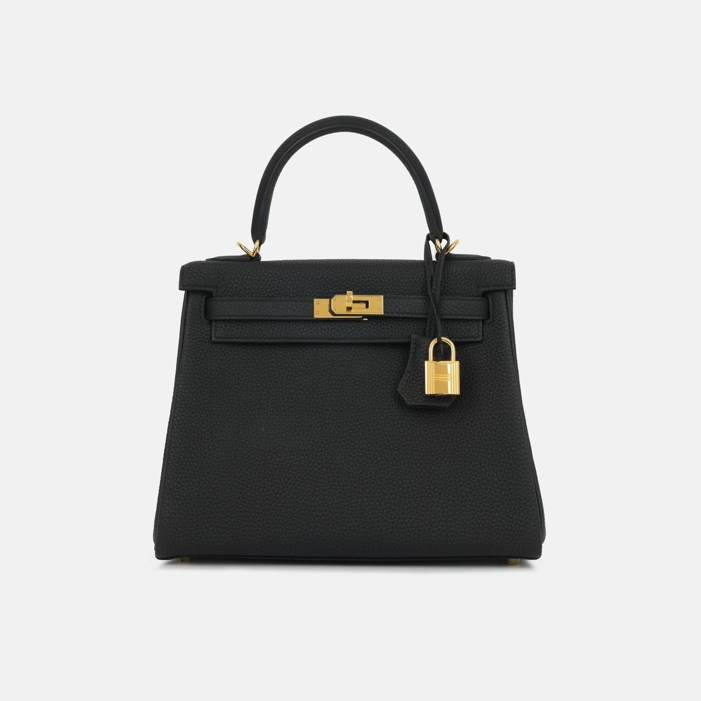 Herms - Kelly 25 - Noir Togo GHW - 2021 - Pre-Loved
