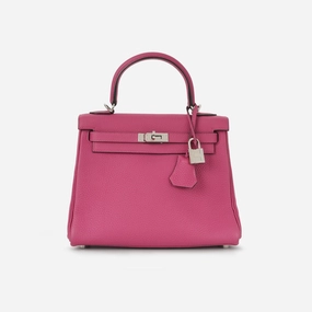 Herms - Kelly 25 - Rose Pourpre Togo PHW - 2019 - Pre-Loved