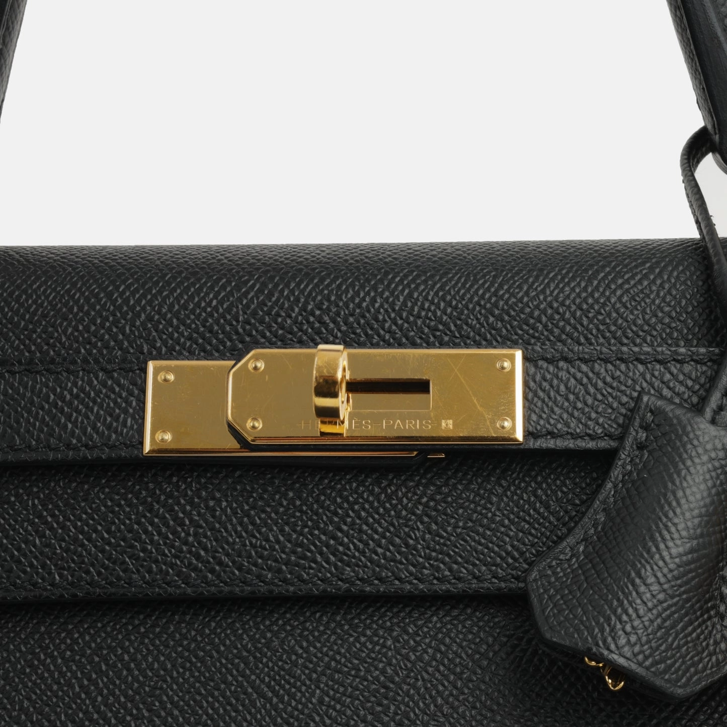 Herms - Kelly 28 - Noir Epsom GHW - Pre-Loved - 2024