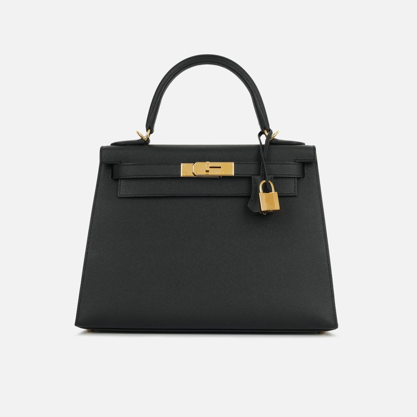 Herms - Kelly 28 - Noir Epsom GHW - Pre-Loved - 2024