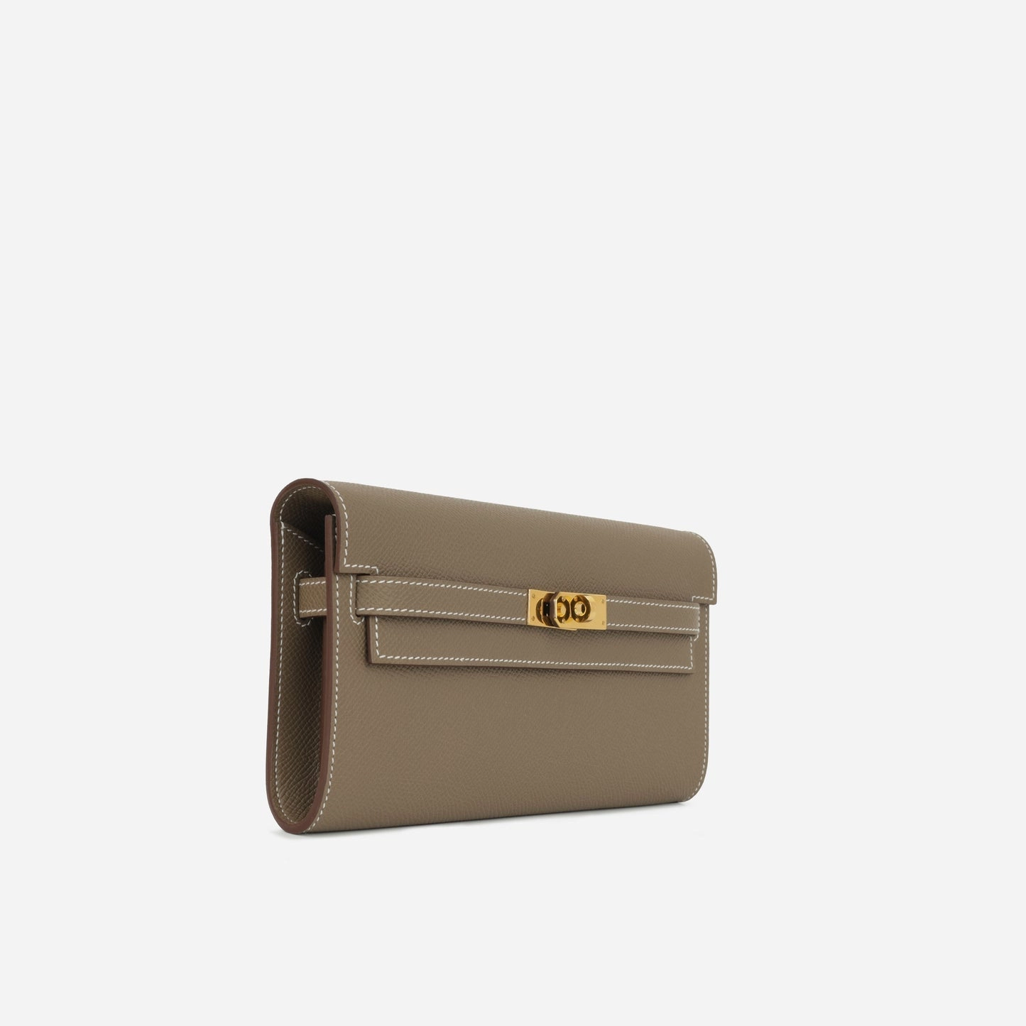 Herms - Kelly To Go Wallet - Etoupe Epsom GHW - 2025 - Brand New