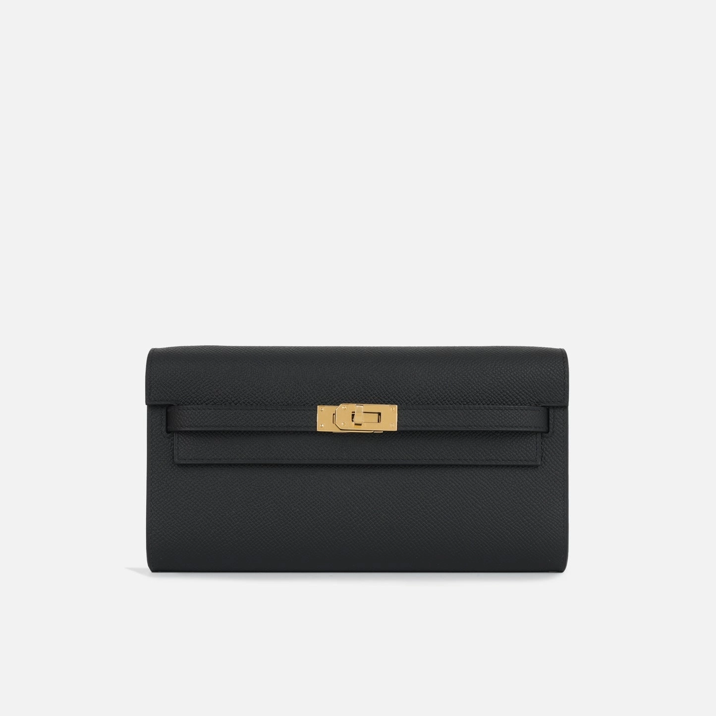 Herms - Kelly To Go Wallet - Noir Epsom GHW - 2024 - Brand New