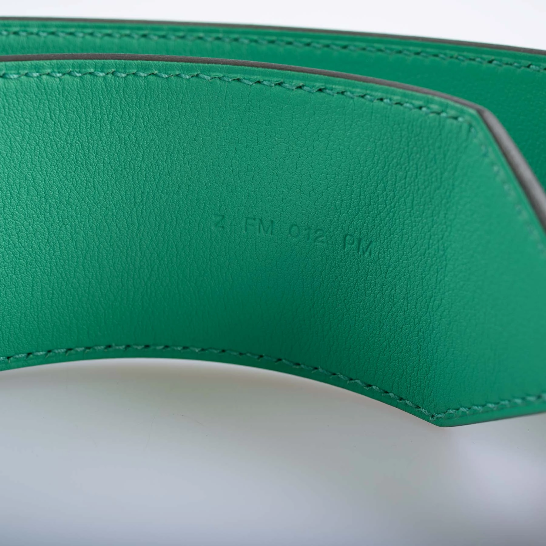 Herms Bandouliere Kelly Pochette Shoulder Strap Menthe Swift and Celeste Epsom Gold hardware