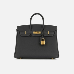 Herms Birkin 25 Caban Togo GHW (NWT)