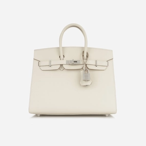 Herms Birkin 25 Craie Epsom Sellier PHW