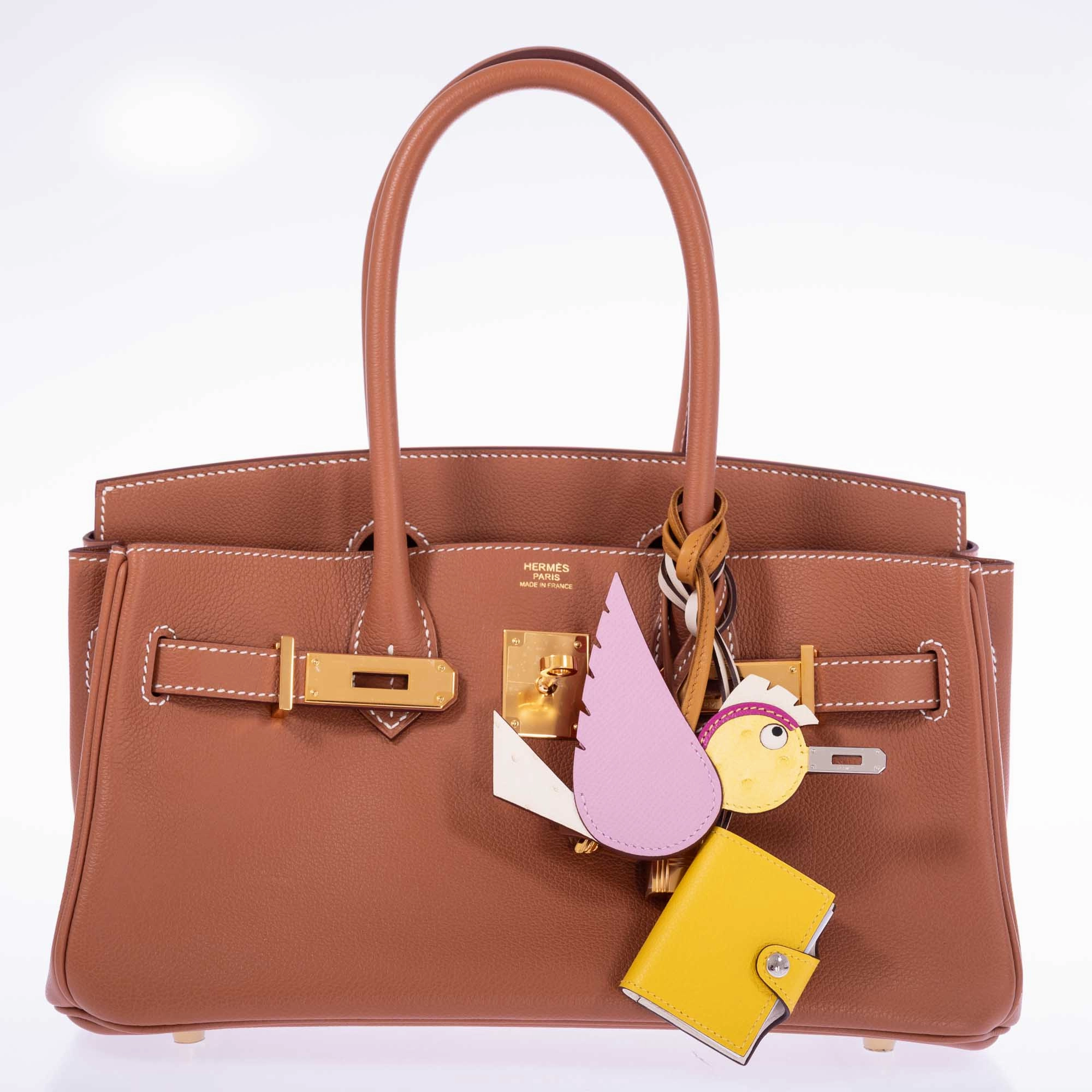 Herms Birkin Shoulder Light 29 Gold Evercolor Gold Hardware