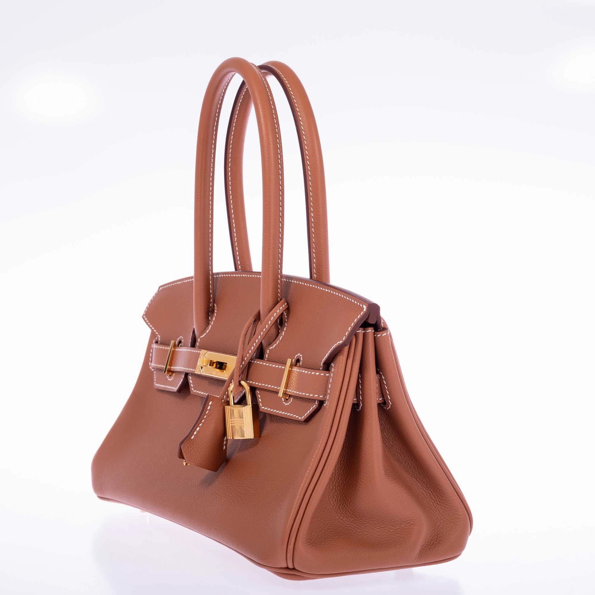 Herms Birkin Shoulder Light 29 Gold Evercolor Gold Hardware