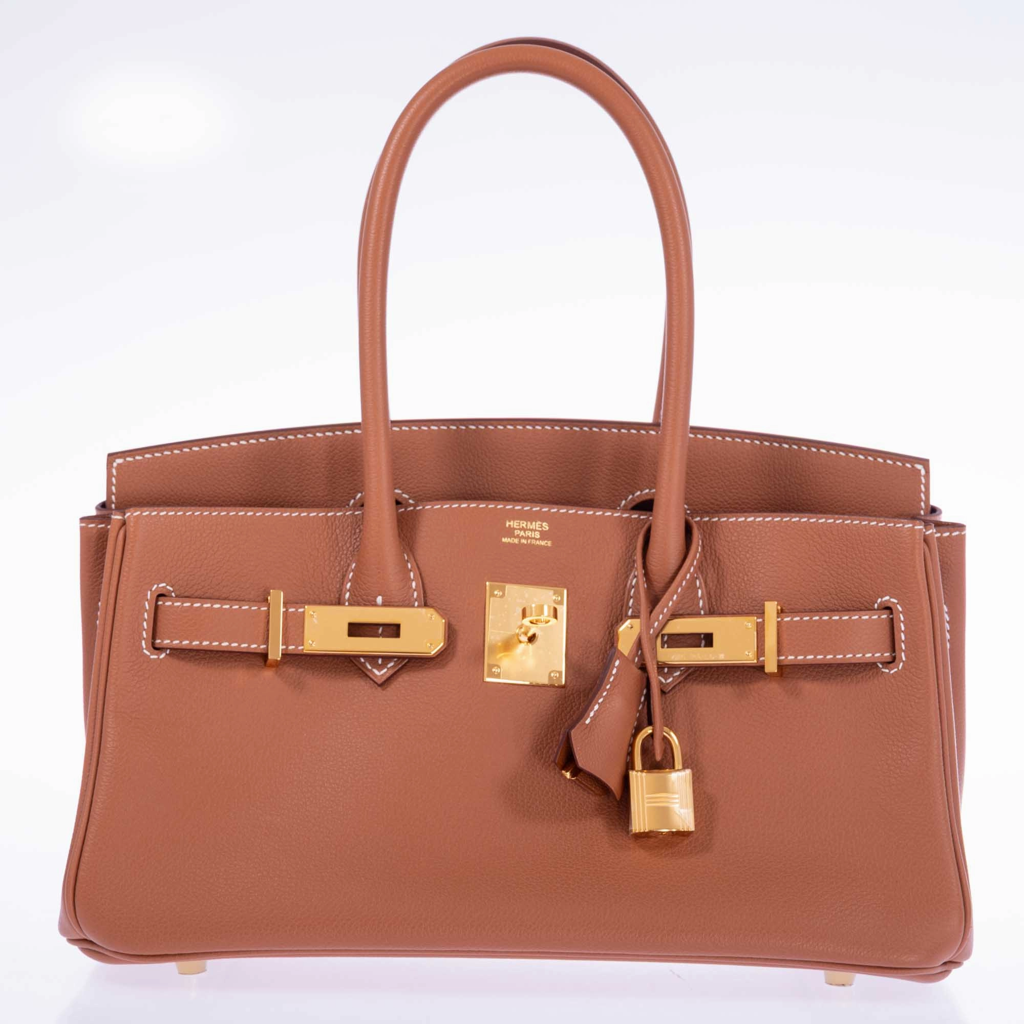 Herms Birkin Shoulder Light 29 Gold Evercolor Gold Hardware