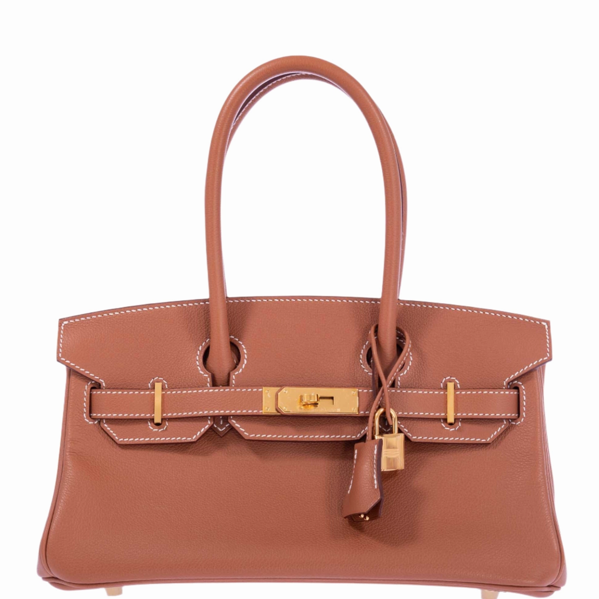 Herms Birkin Shoulder Light 29 Gold Evercolor Gold Hardware