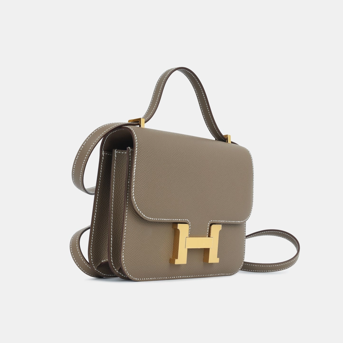 Herms Constance 18 Etoupe Epsom GHW (NWT)